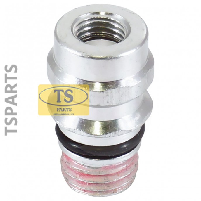 MT0105 ΒΑΛΒΙΔΑ ΠΛΗΡΩΣΗΣ ΥΨΗΛΗΣ VW/SKODA/SEAT/FORD SERVICE PORT HIGH ALU R134A HIGH M12-1.5 Tooling and consumable plug and valve Valve HP R134A RED A/C SYSTEMS   Αναλώσιμα A/C