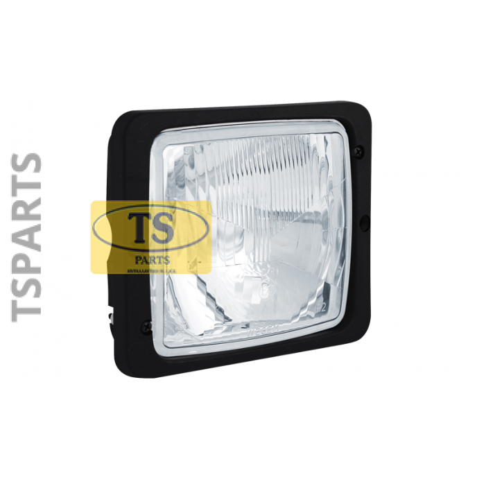 RE.22788 WESEM ΦΑΝΟΣ ΕΜΠΡΟΣΘΙΟΣ LKR6 HEADLAMPS TYPE SQUARE, DESIGNED FOR TRACTORS AND AGRICULTURE MACHINERY SQUARE HEADLAMP - R2 (LIGHTS: PASSING, DRIVING) DIMENSIONS: 172 X 142 HOMOLOGATION: E20 FIT BULBS TYPE: R2 12V 45/40W OR R2 24V 55/50W ΦΑΝΟΙ