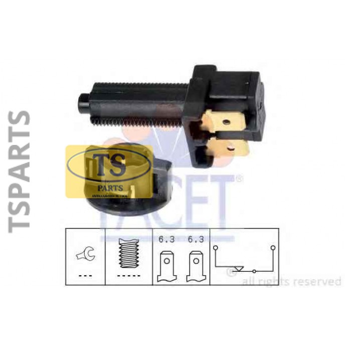 70485080 HERTH+BUSS ELPARTS - Brake Light Switch Βαλβίδα stop FORD E5RY-13480-A 1604918 6089985 82FB13480AA 82GB13480AA MAZDA 1E0366490 MERCEDES-BENZ A0015450709 A0045451714 001 545 07 09 0045451714 VOLVO 00034126821 3412682 3412682-1 ΒΑΛΒΙΔΑ STOP