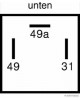 75605094  μονάδα φλας  Direction indicator breaker     Flasher 12V / Nennleistg. 2 + 1 / 6x21 + 5W 75,605,094 ΦΛΑΣΕΡ